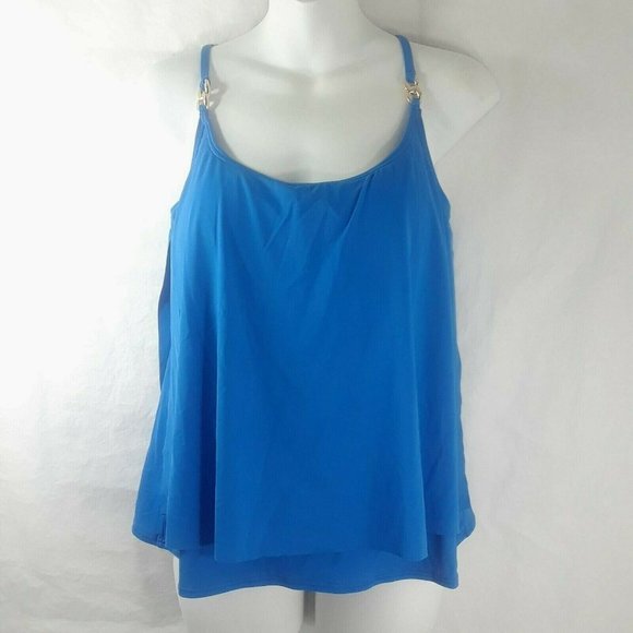 Michael Kors Other - Michael Kors Layered Tankini Swim Top Chain Link